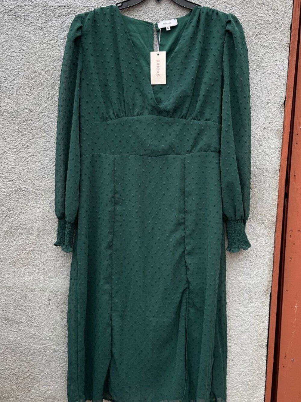 NWT RIHOAS Green Dress